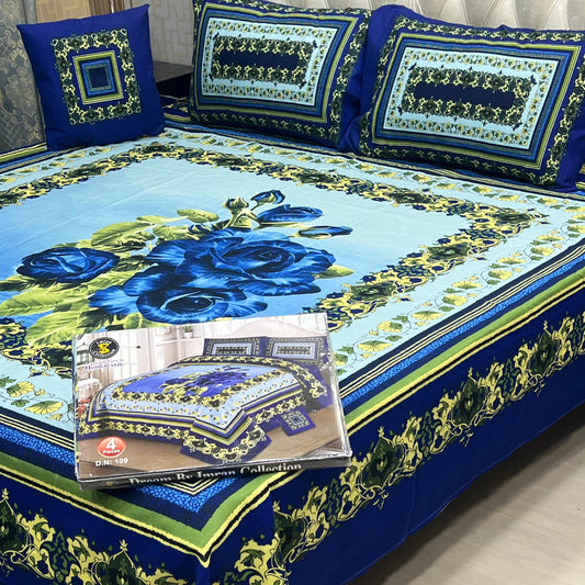 Elegant Panel Bedsheet